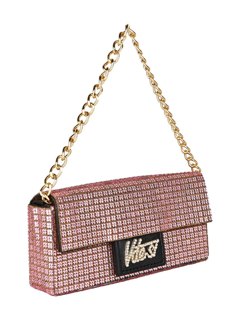 Rhinestone Pink Accessory Case