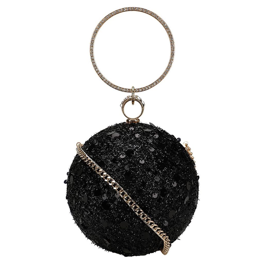 Vdesi Round Sequins Clutch