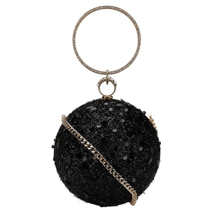 Vdesi Round Sequins Clutch Vdesi Round Sequins Clutch