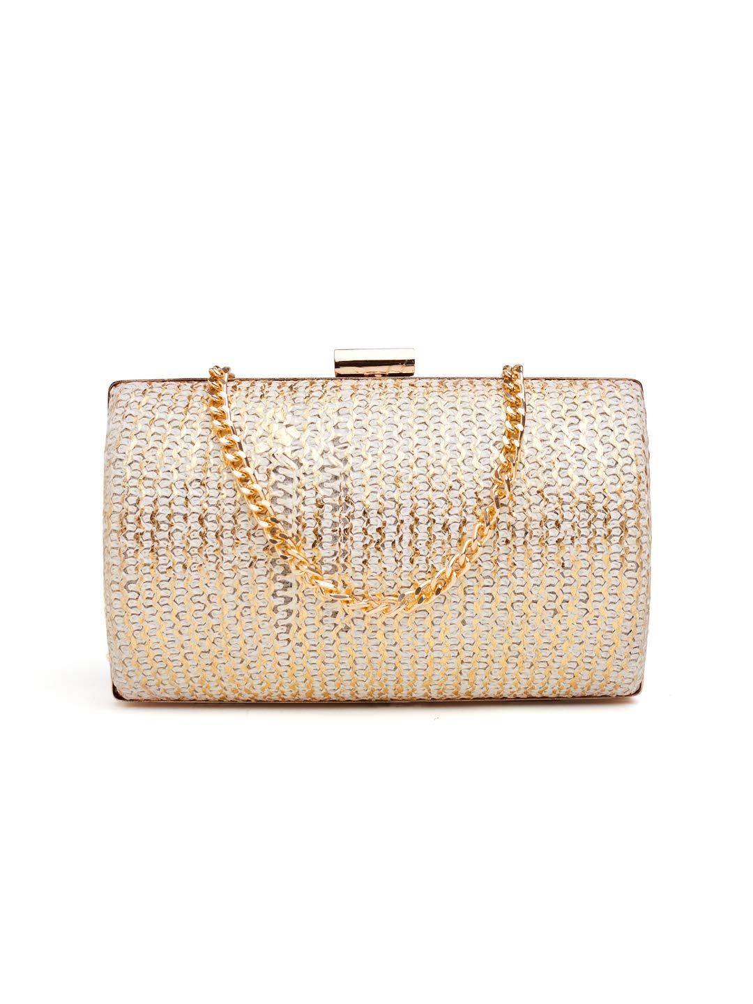 Vdesi Jute Sparkle Clutch