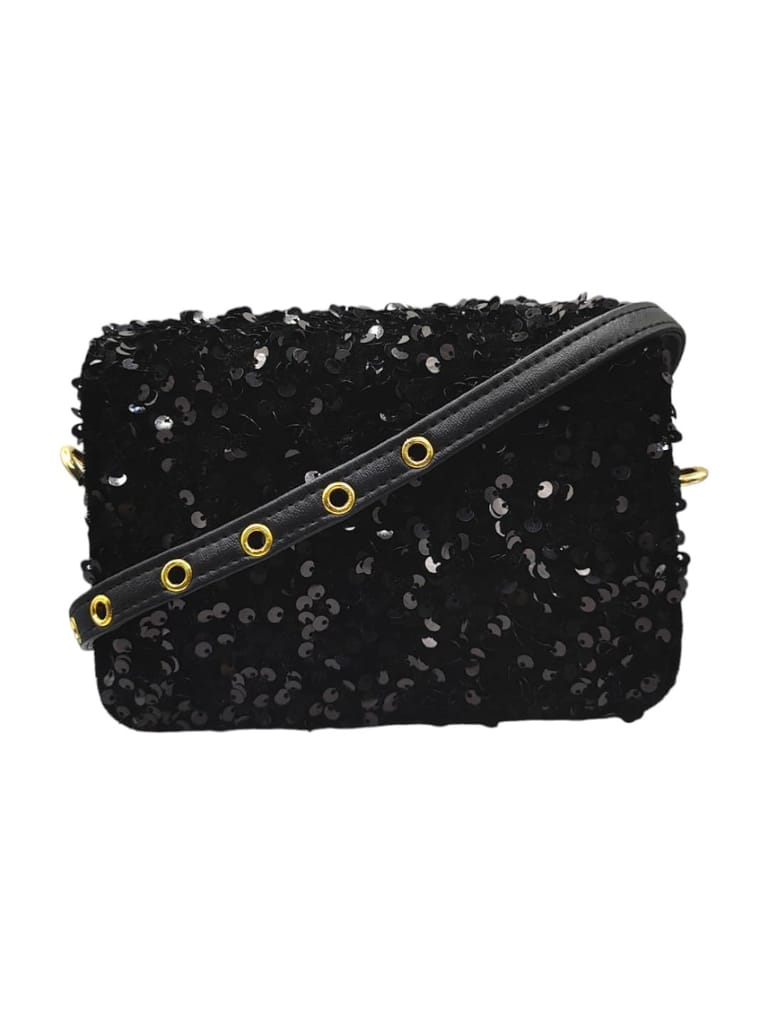 Black Sequence Flip Bags