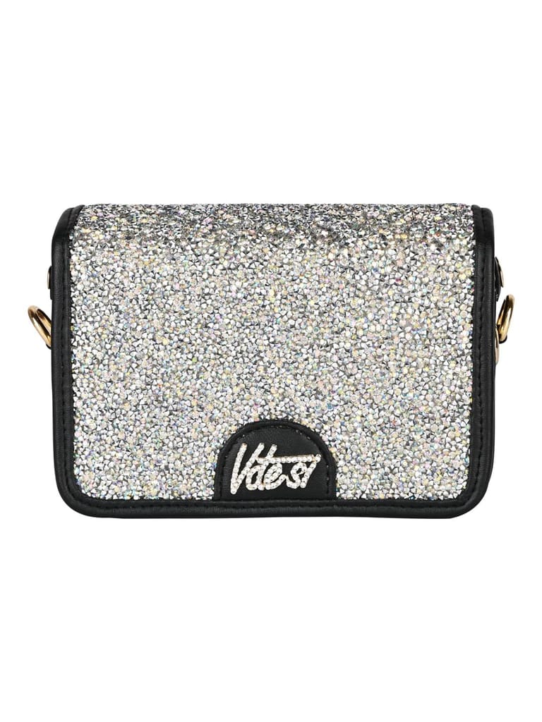 Silver Shimmer Flip Bag