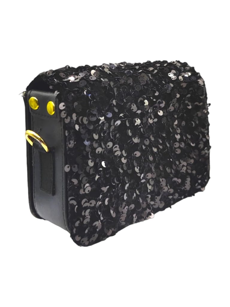Black Sequence Flip Bags