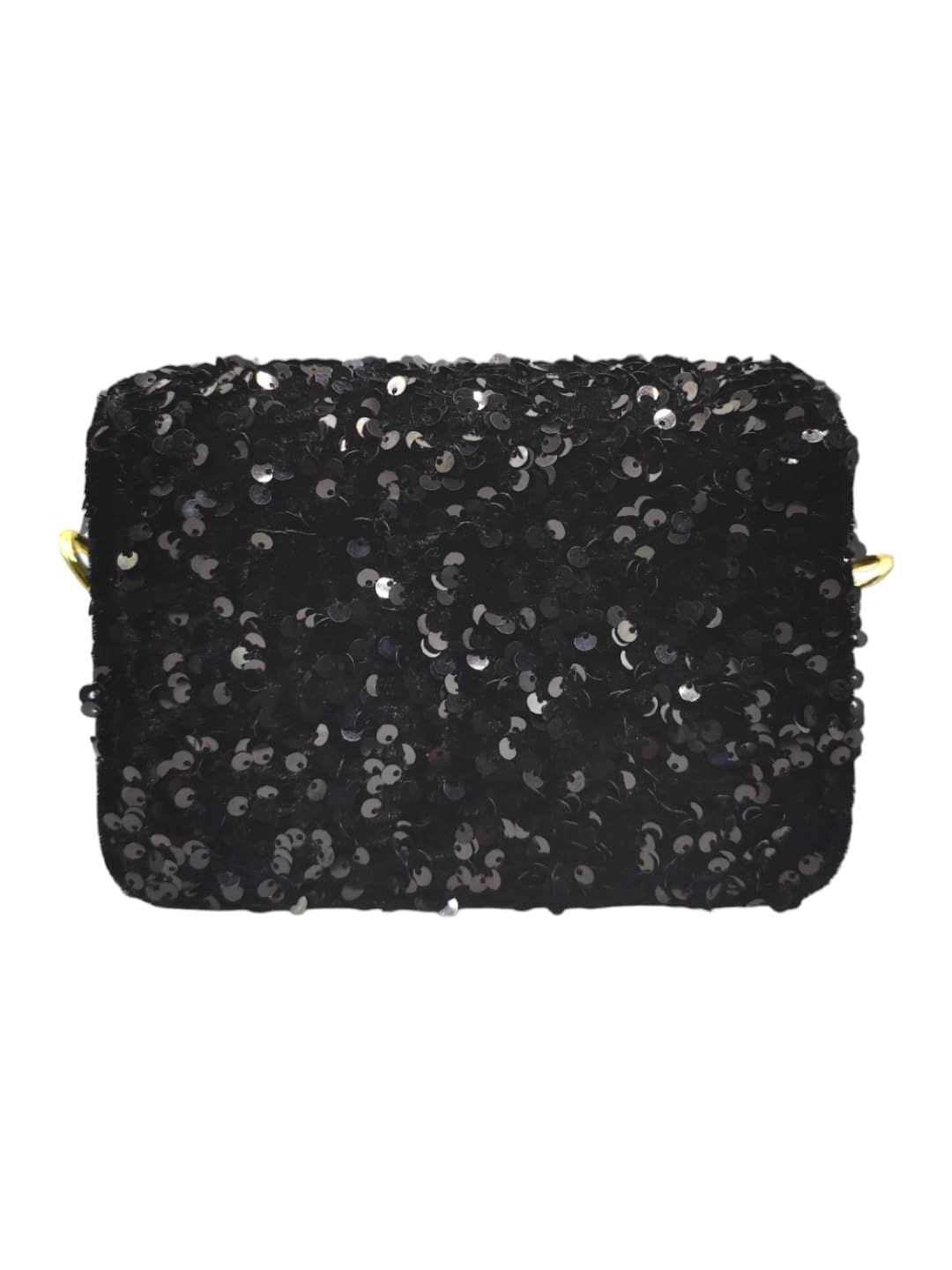 Black Sequence Flip Bags