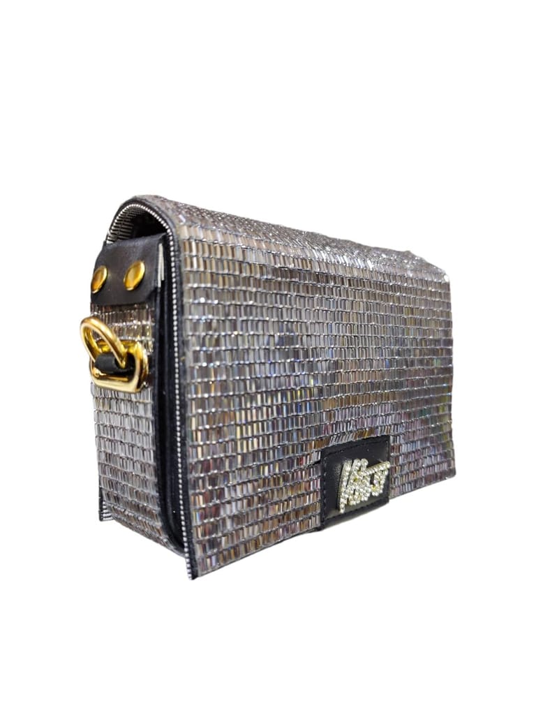 Vdesi Rhinestone Flip Bag