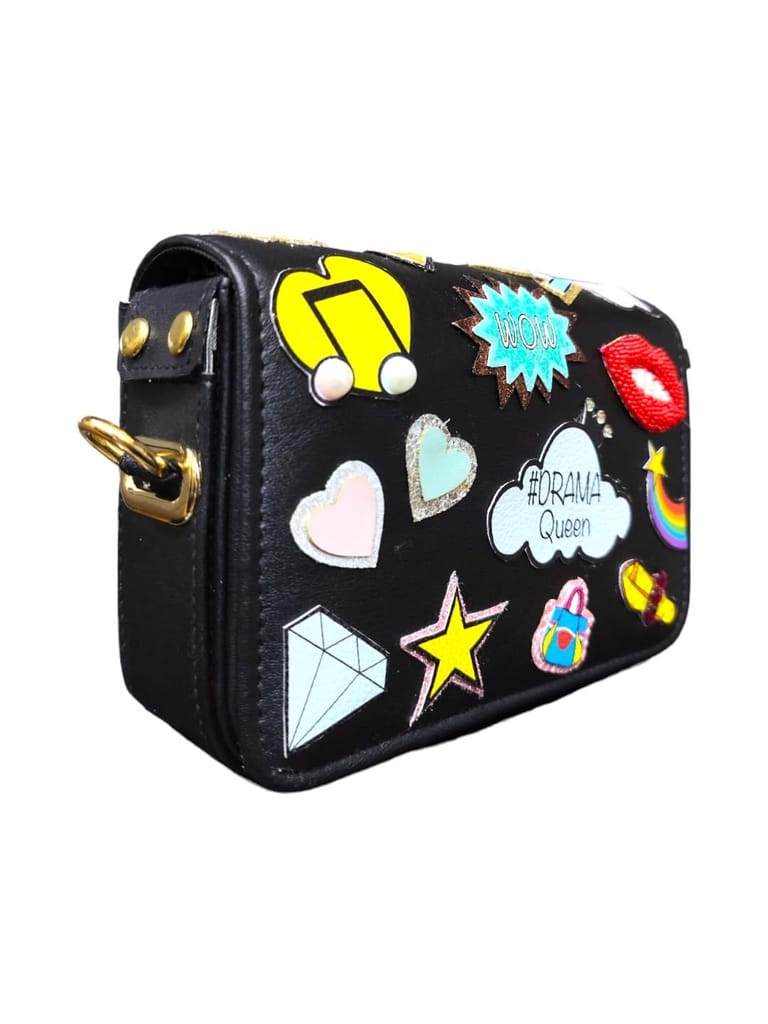 Vdesi Pop Badges Flip Bag