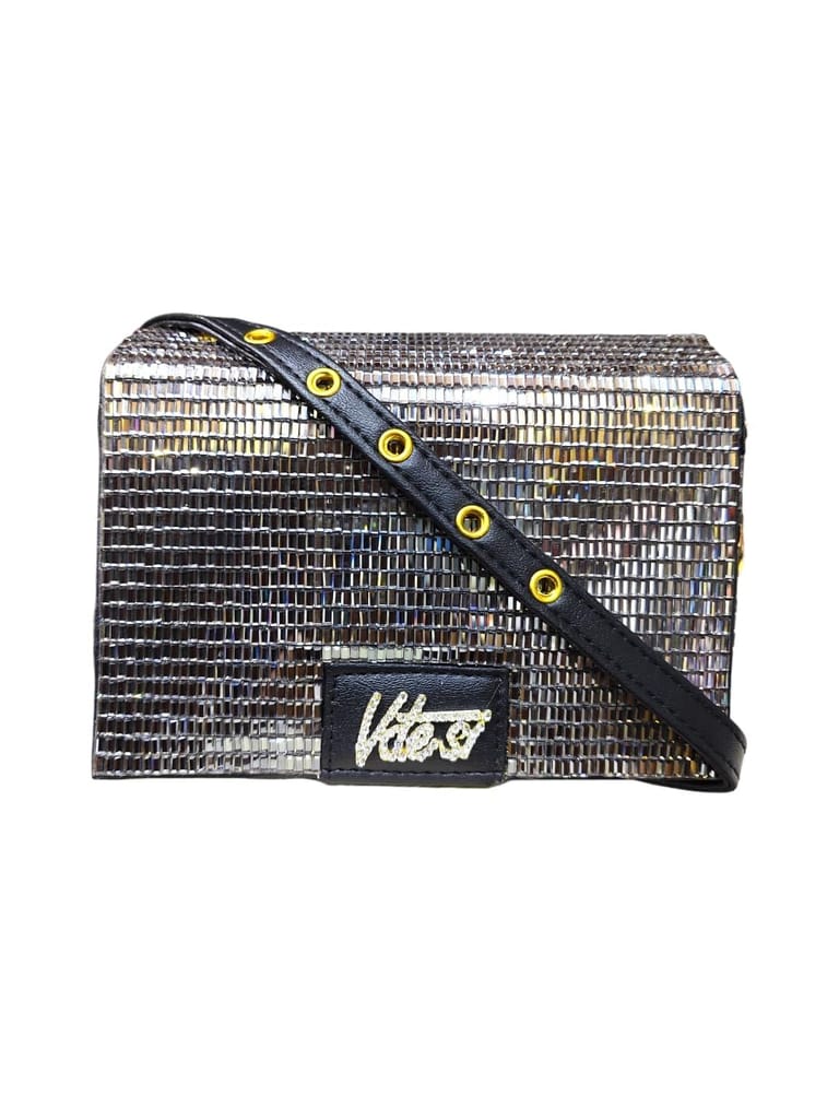 Vdesi Rhinestone Flip Bag