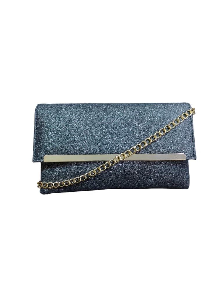 Vdesi Black Envelope Clutch