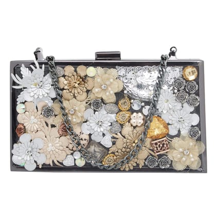 Vdesi Women'S Clutch (Pewter)