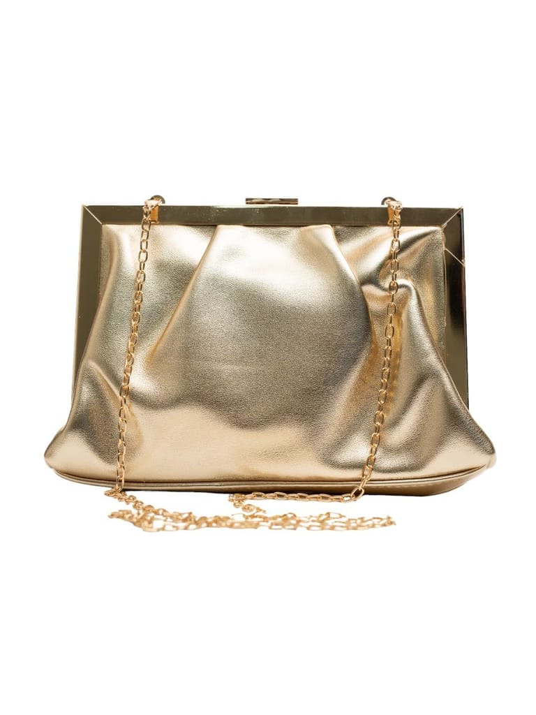Vdesi Half Frame Gold Purse