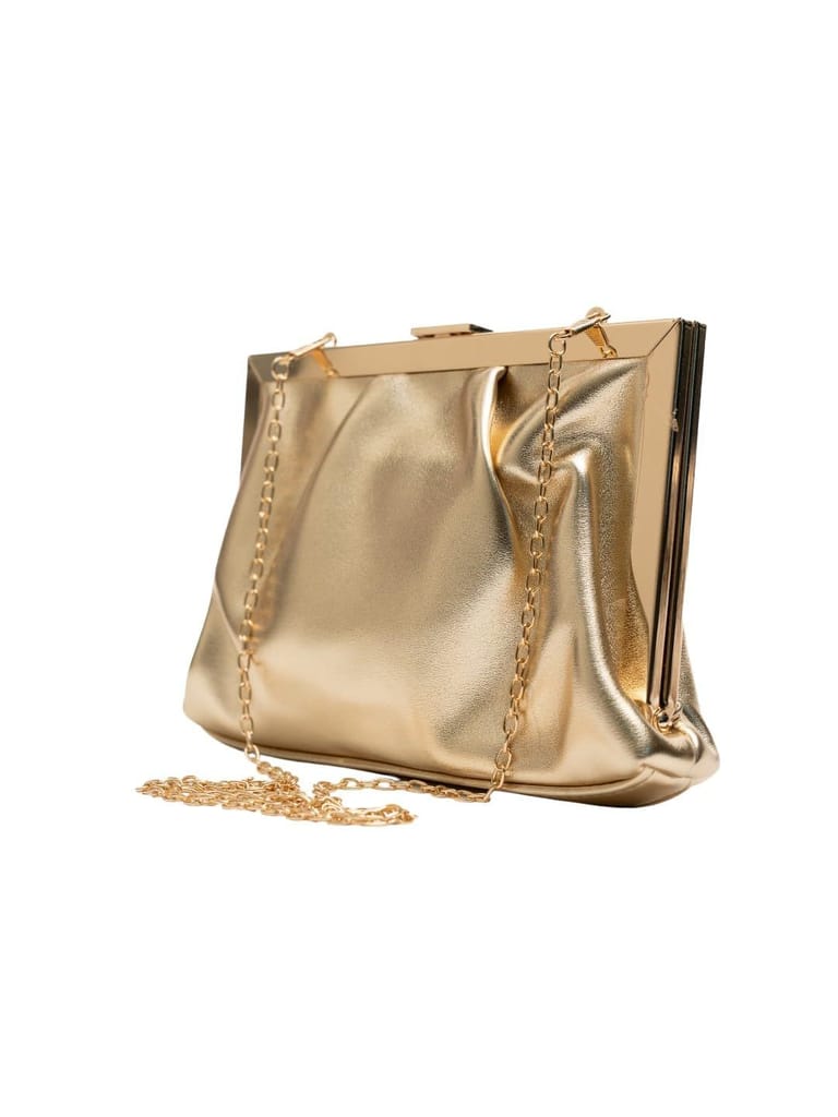 Vdesi Half Frame Gold Purse