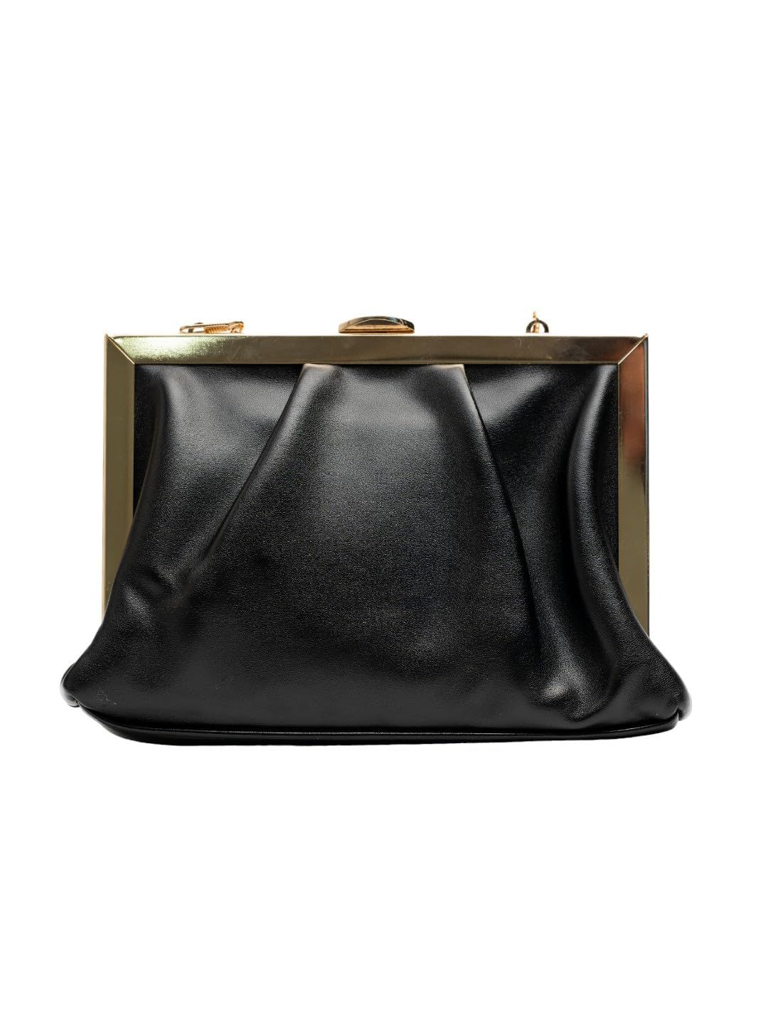 Vdesi Half Frame Black Purse