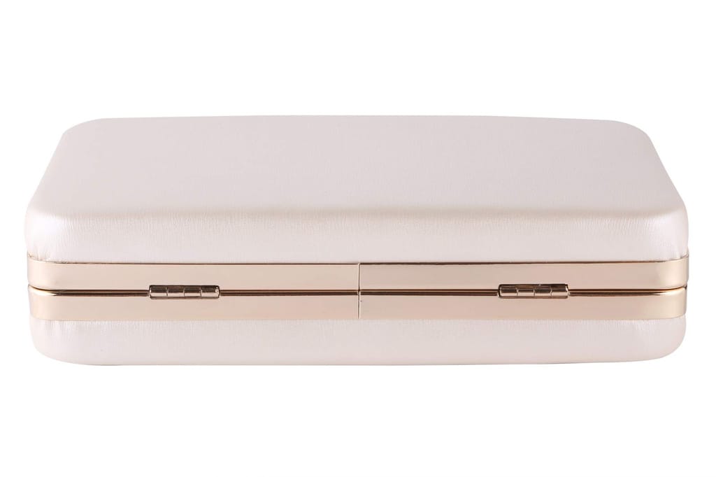 Vdesi Women Clutch White-