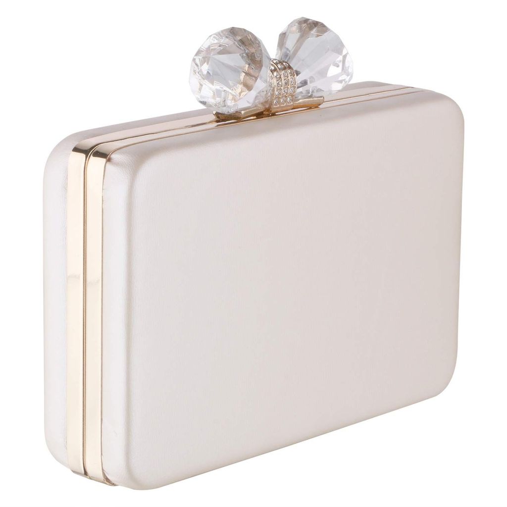 Vdesi Women Clutch White-