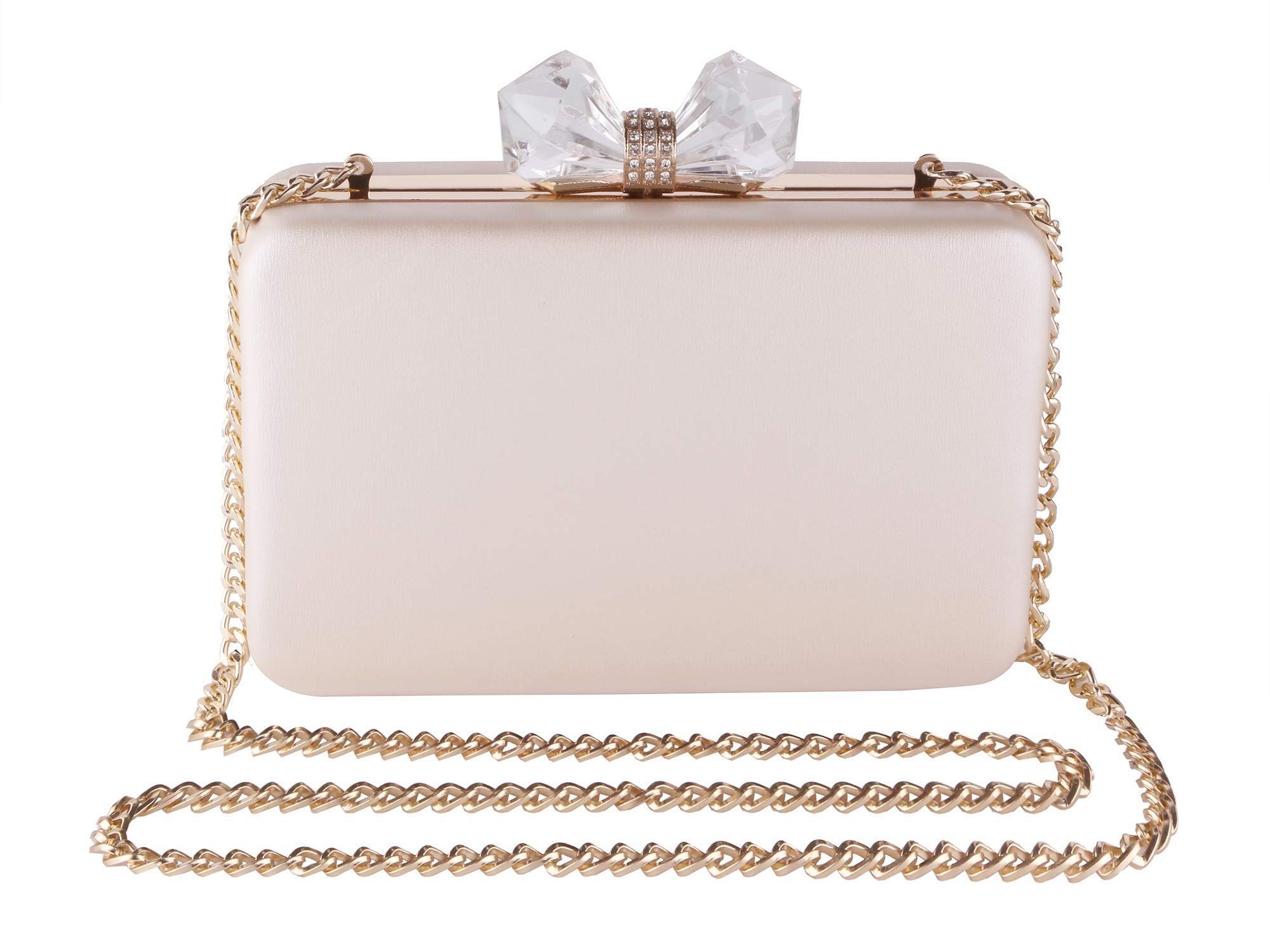 Vdesi Women Clutch White-