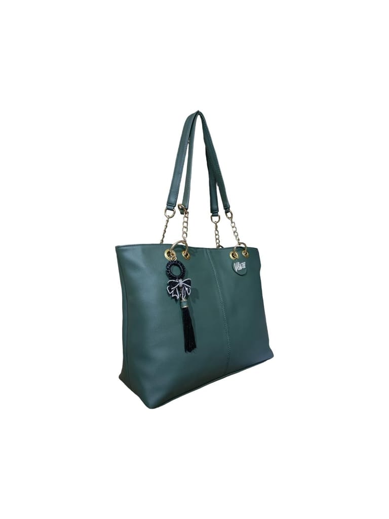 Vdesi Green Bow Tassel Tote