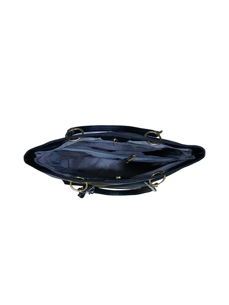 Vdesi Black Bow Tassel Tote