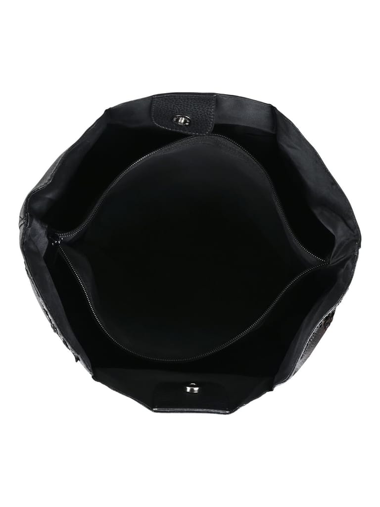 Vdesi Black Floral Tote