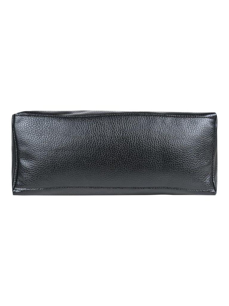 Vdesi Black Metal Chain Handbag