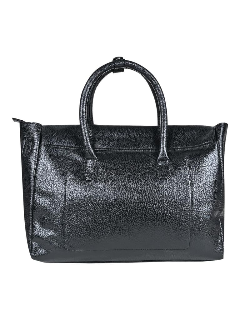 Vdesi Black Metal Chain Handbag