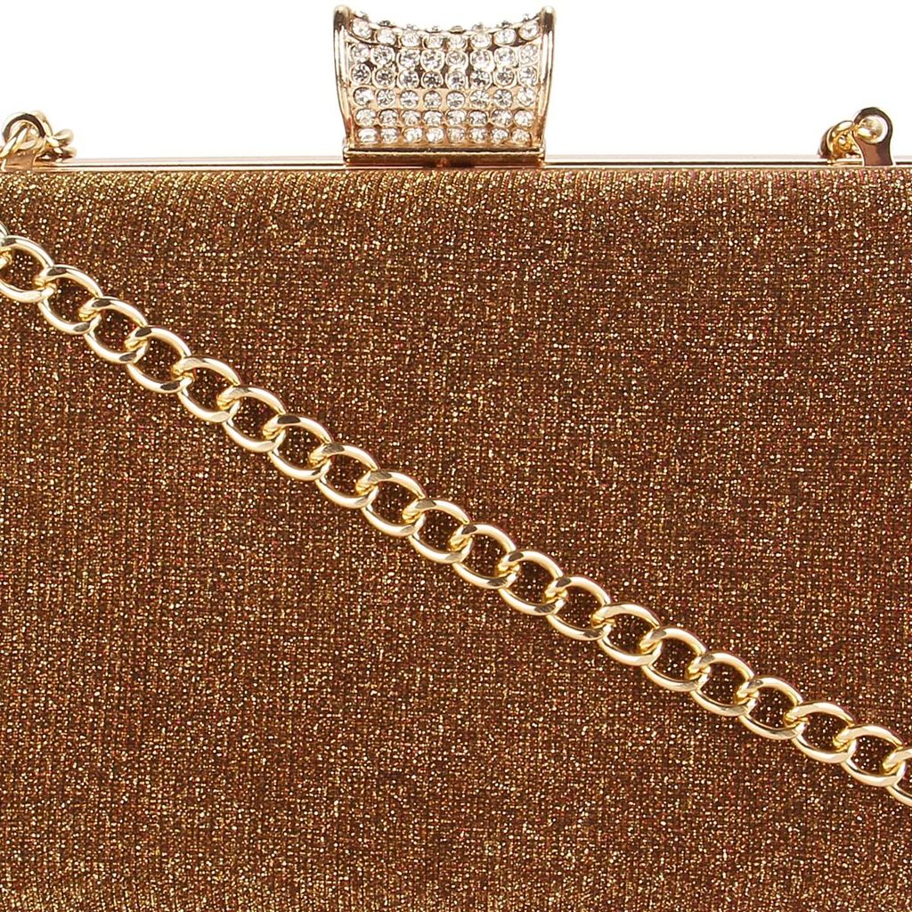 Vdesi Gold Shimmer Clutch