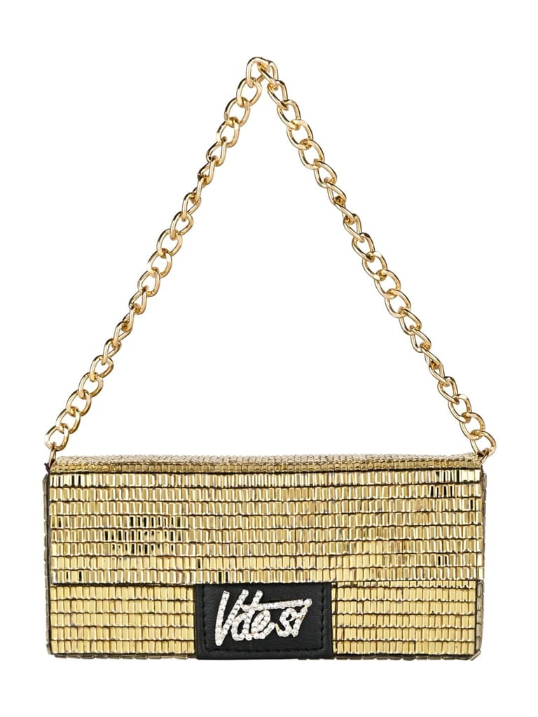 Vdesi Gold Rhinestone Accessory Case