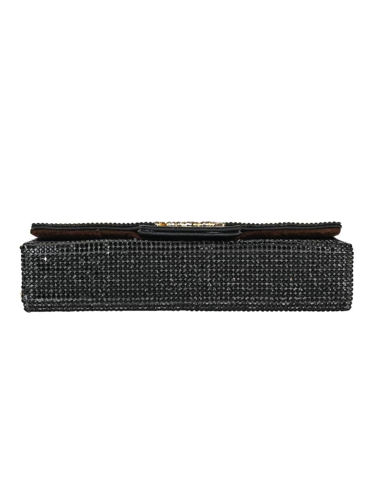 Black Rhinestone Accessory Case