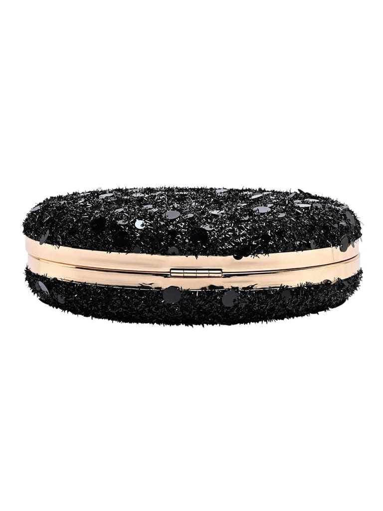 Vdesi Round Sequins Clutch