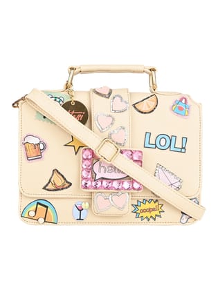 Vdesi Off White Pop Badges Belt Sling Bag Vdesi Off White Pop Badges Belt Sling Bag