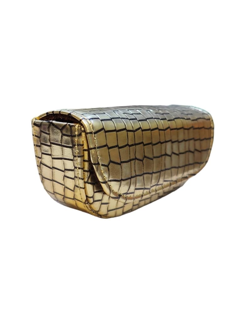 Vdesi Gold Croco Sunglass Case