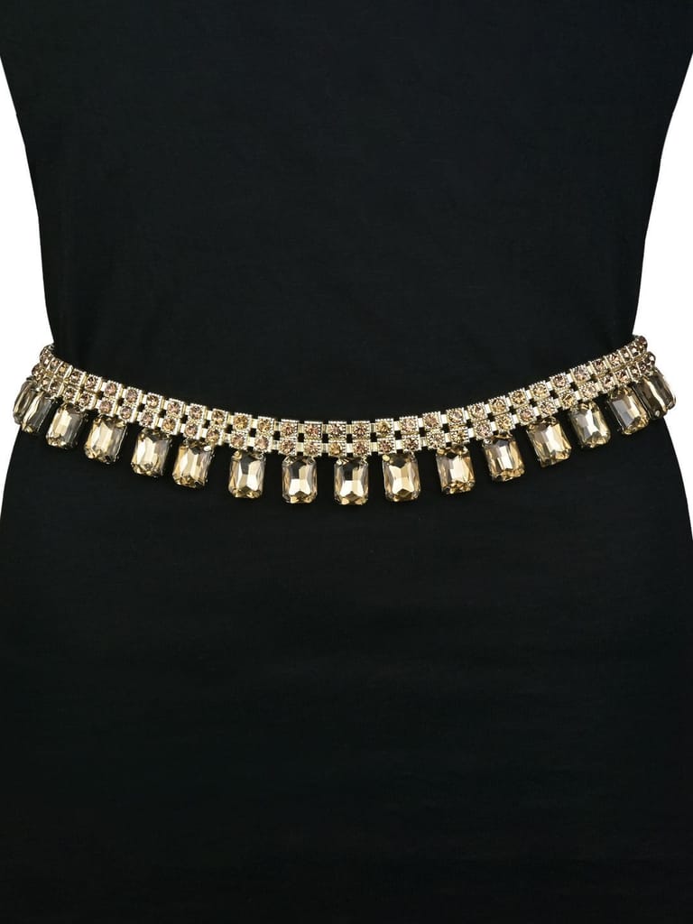 Dark gold stone belt