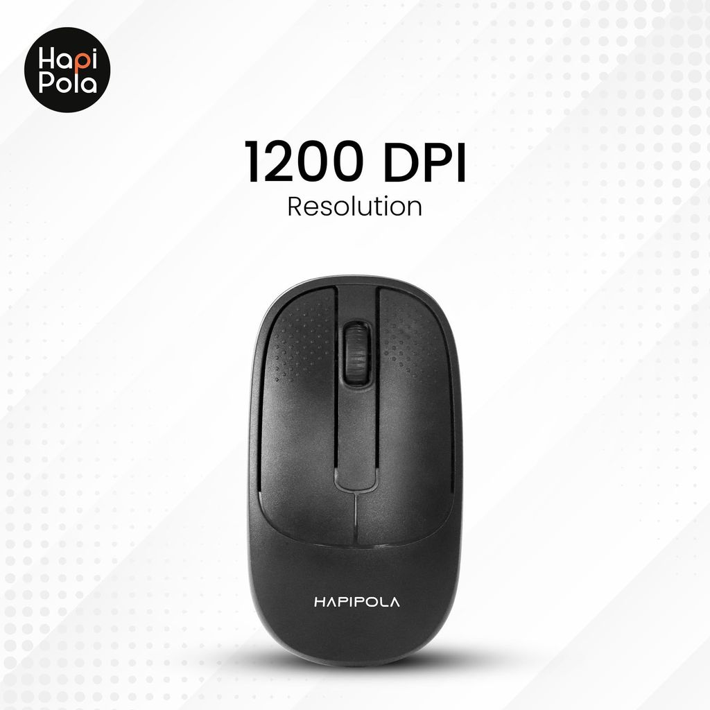 HAPIPOLA Speed Rechargeable Mouse,Wireless Bluetooth Rechargeable Mouse,Portable Lightweight 2.4G 1600 DPI Plug-and-Play Optical Mouse,Compatible with iPad/Laptop/PC/Mac/Windows
