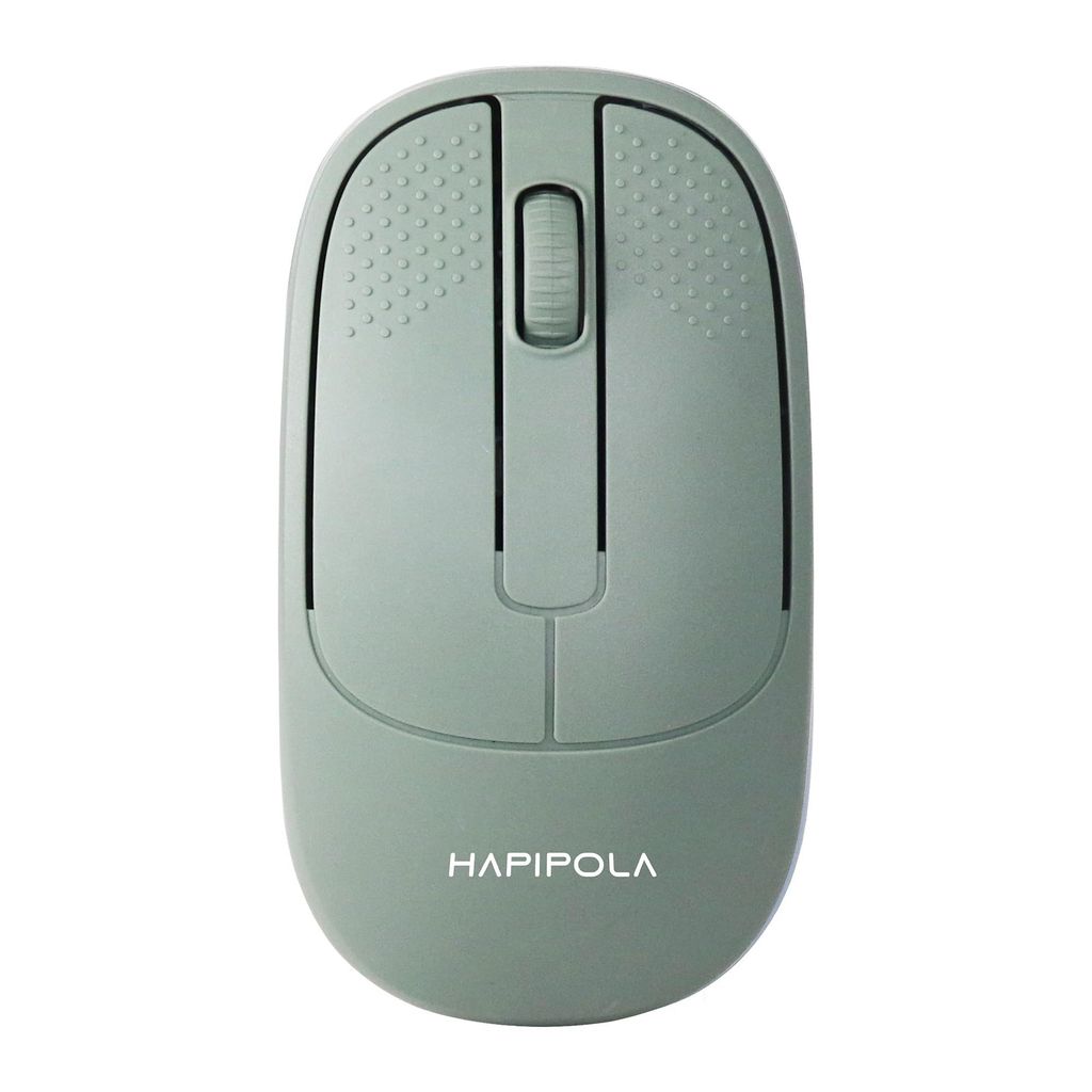 HAPIPOLA Speed Rechargeable Mouse,Wireless Bluetooth Rechargeable Mouse,Portable Lightweight 2.4G 1600 DPI Plug-and-Play Optical Mouse,Compatible with iPad/Laptop/PC/Mac/Windows
