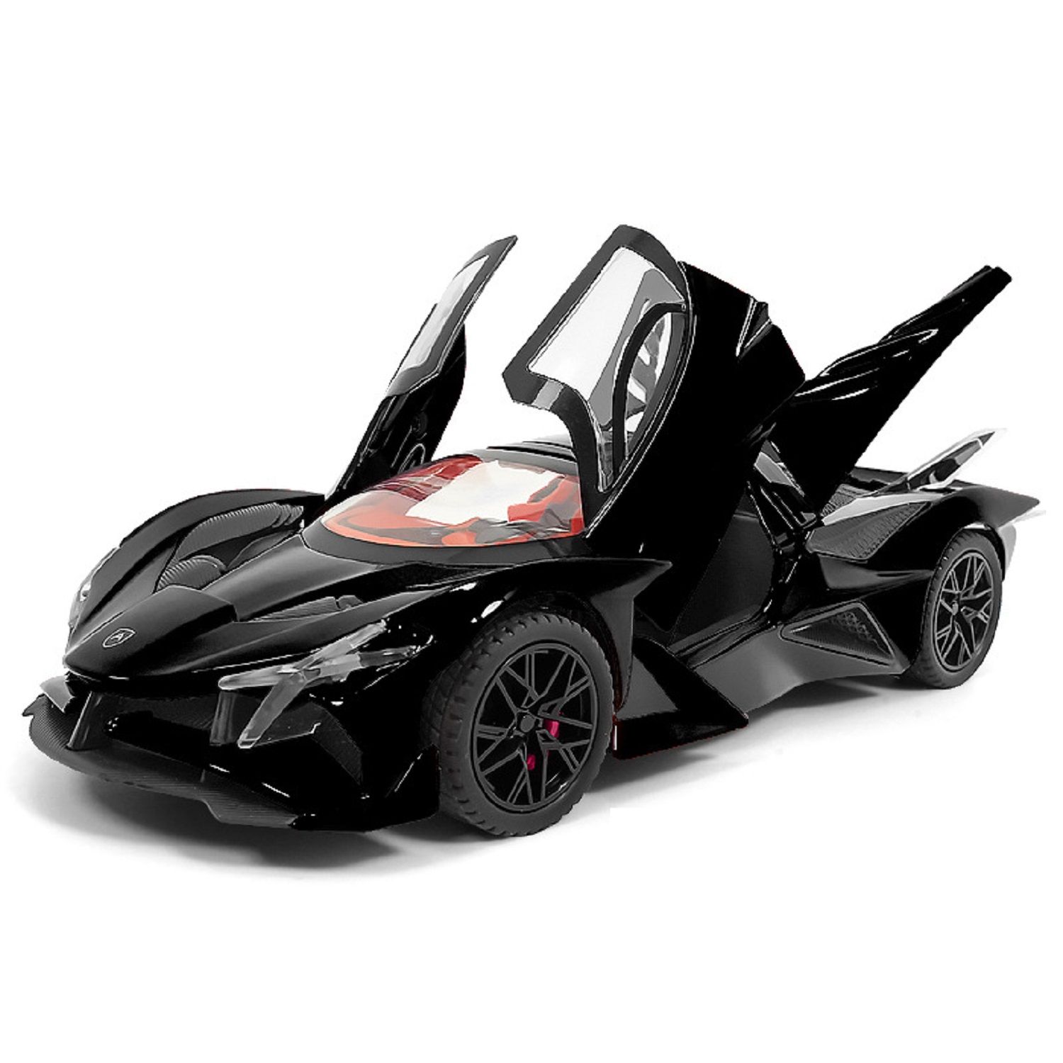 KTRS ENTERPRISE 1:24 Apllo EVO SPot Alloy Metal Pull Back Die-cast Car Model Pull Back car Super Openable Doors Sound and Light Doors & Light Music Boys Toys for Kids
