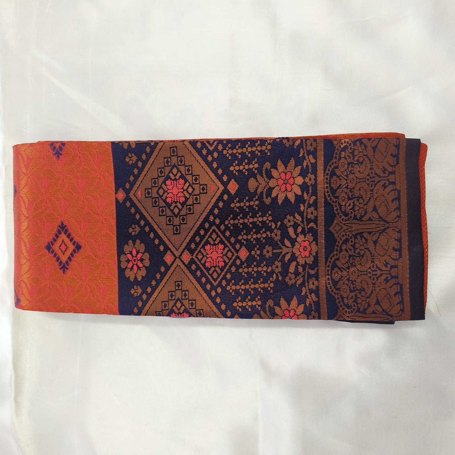 Silk Cotton Saree with Blouse