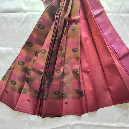Kubera Silk Cottton Saree with Blouse