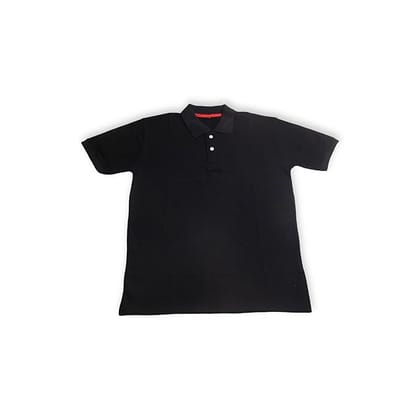 Men's Black Polo Shirt* Short Sleeve Polo Shirt* Casual Polo Shirt* Basic Polo Shirt* Cotton Polo Shirt
