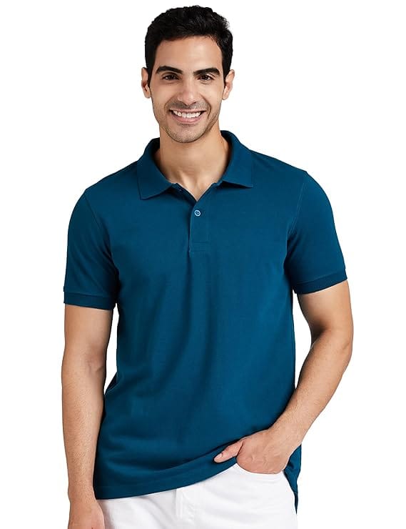  Men's Slim Fit Short Sleeve Polo Shirt