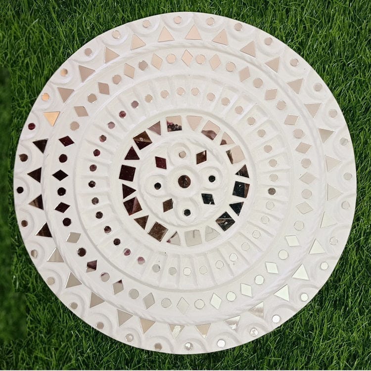 Kutch Lippan Mud & Mirror Work Wall Panel