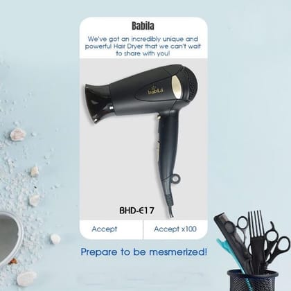 Babila LUXE PRO Hair Dryer-BHD-E17