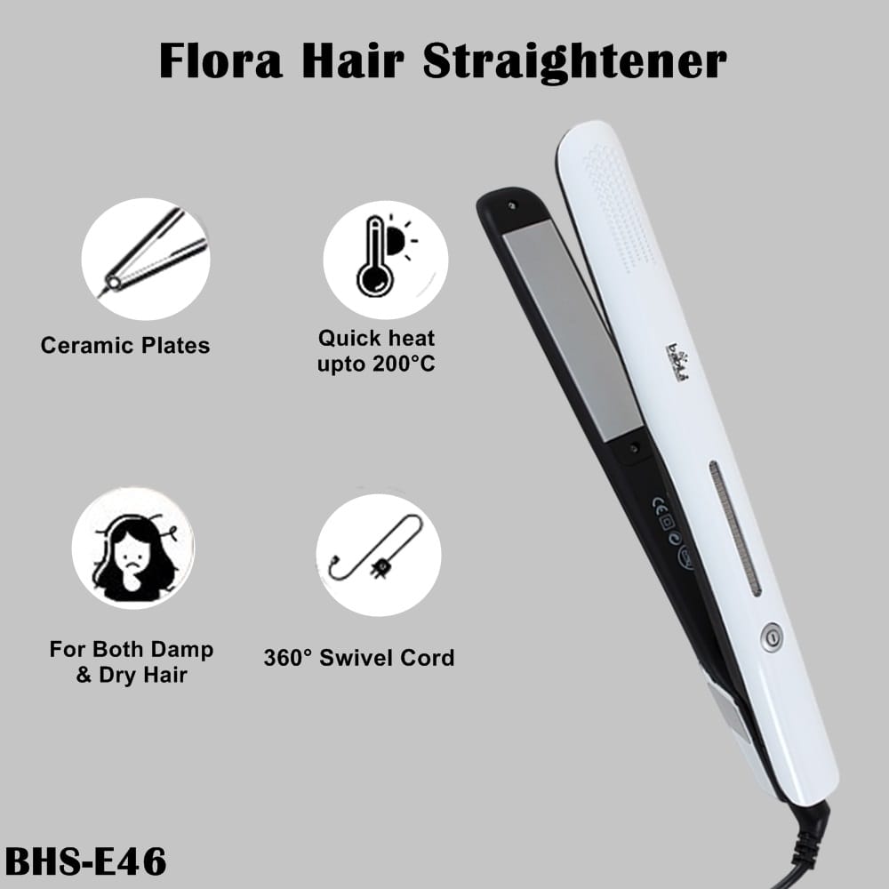 Babila Flora Hair Straightener-BHS-E46