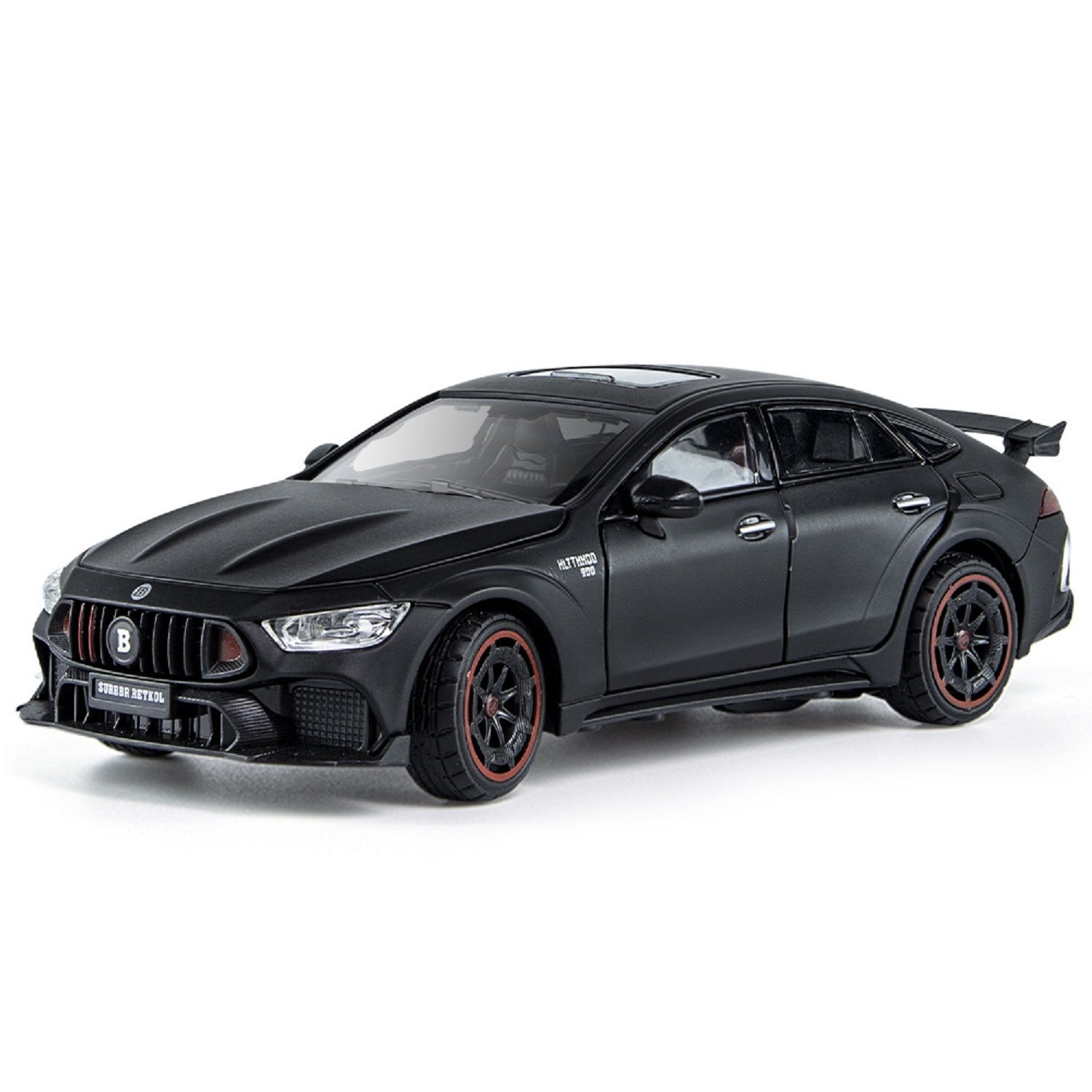 KTRS ENTERPRISE 1:24 Bbos B900 sports Alloy Metal Pull Back Die-cast Car Model Pull Back car Super Openable Doors Sound and Light Doors & Light Music Boys Toys for Kids