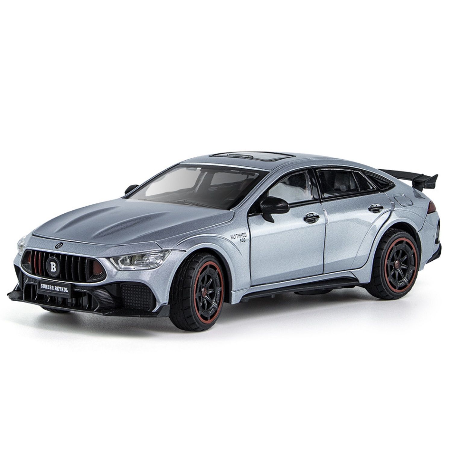 KTRS ENTERPRISE 1:24 Bbos B900 sports Alloy Metal Pull Back Die-cast Car Model Pull Back car Super Openable Doors Sound and Light Doors & Light Music Boys Toys for Kids