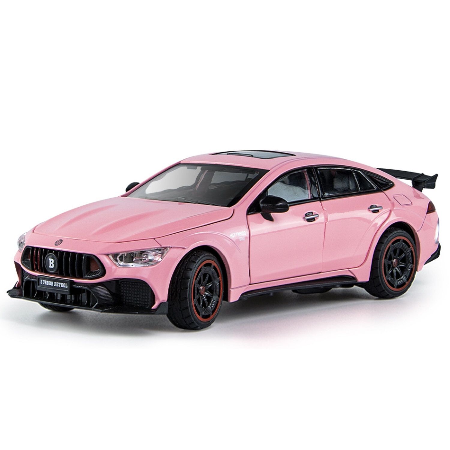 KTRS ENTERPRISE 1:24 Bbos B900 sports Alloy Metal Pull Back Die-cast Car Model Pull Back car Super Openable Doors Sound and Light Doors & Light Music Boys Toys for Kids