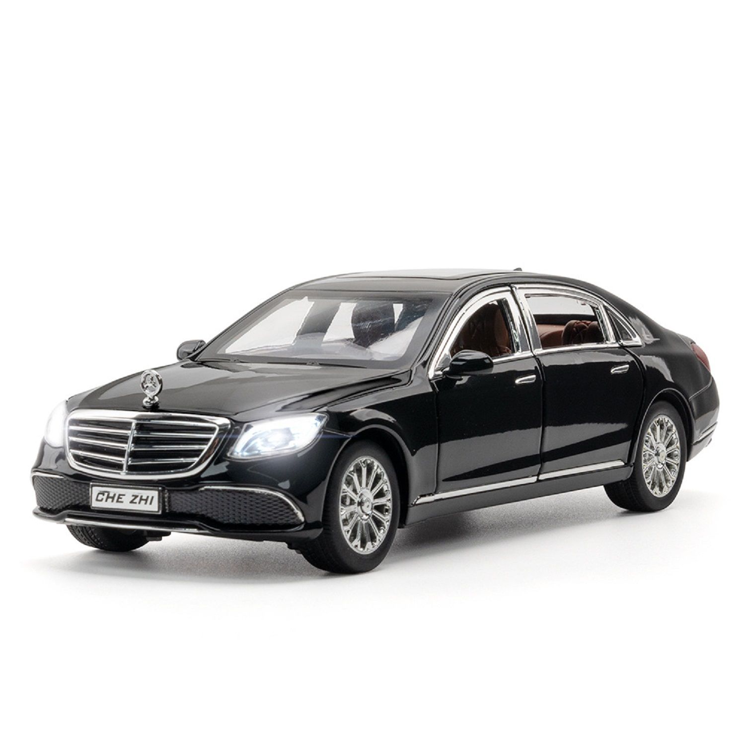 KTRS ENTERPRISE 1:24 Mrcedes Bnz S400 Alloy Metal Pull Back Die-cast Car Model Pull Back car Super Openable Doors Sound and Light Doors & Light Music Boys Toys for Kids