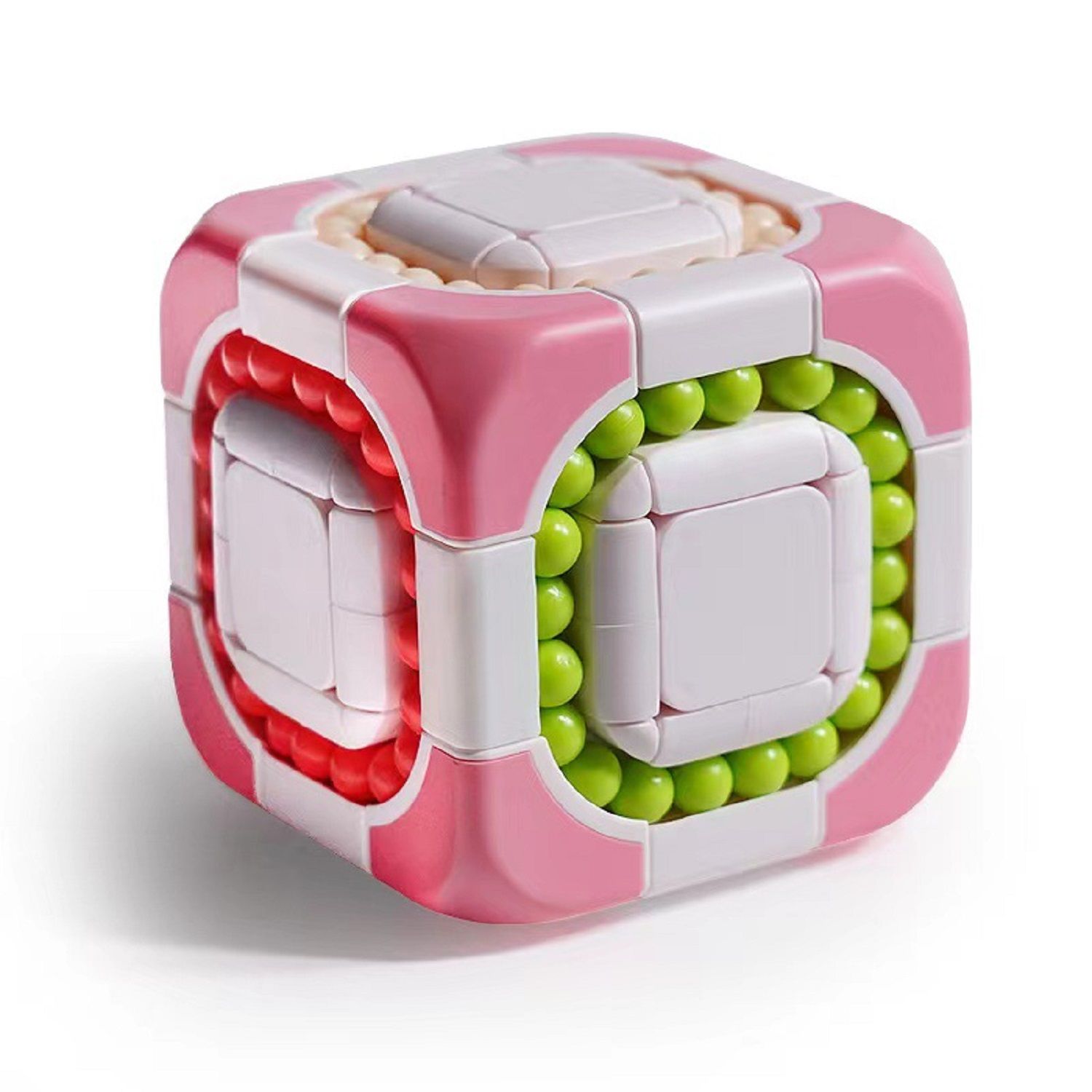KTRS ENTERPRISE Rubik's cube ball plate two four children's educational toys geometric Rubik's cube block intelligence development decompression smooth