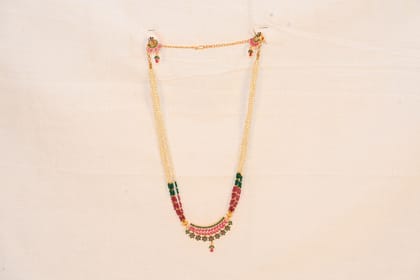 "Stunning Pearl and Gold Necklace Set