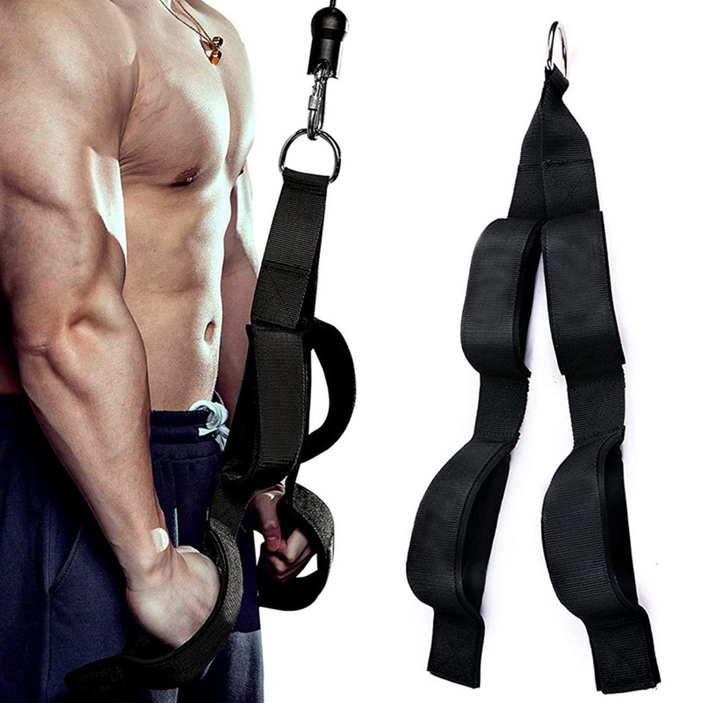 Tricep Rope Cable Attachment Pull Down Strap - Sports and Fitness Equipment | Buy online on ZillyBuy