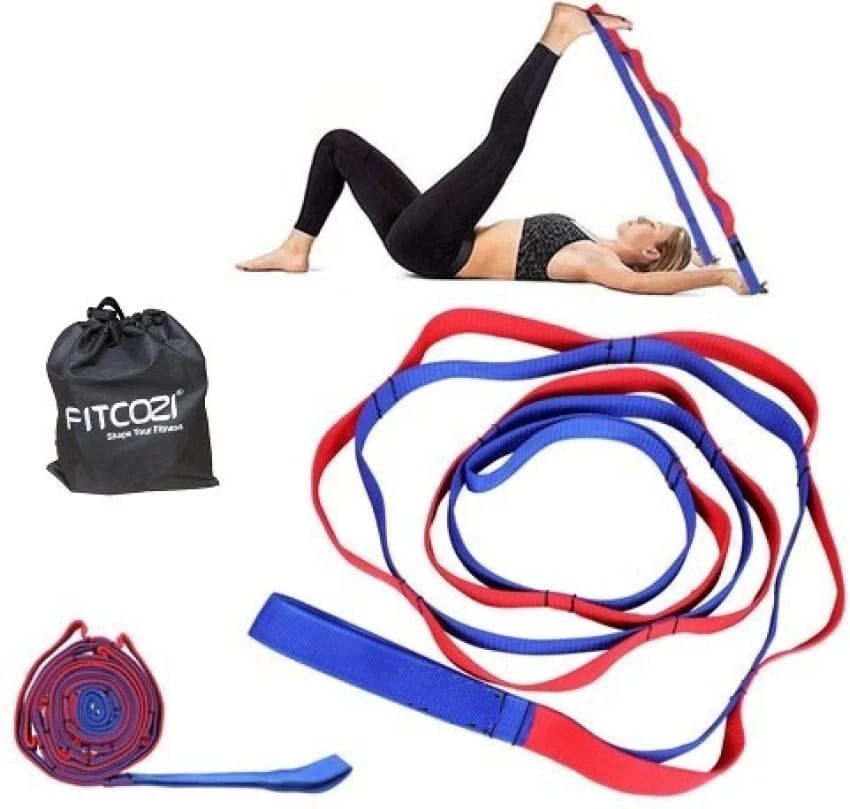 Stretching Strap for Yoga & Pilates - Sports and Fitness Equipment | Buy online on ZillyBuy