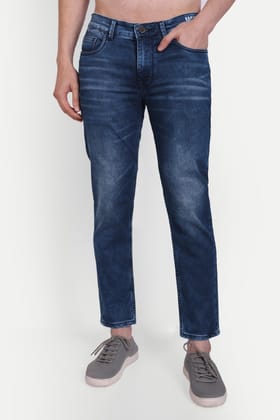 Men Slim Sky Blue Slim Fit Jeans